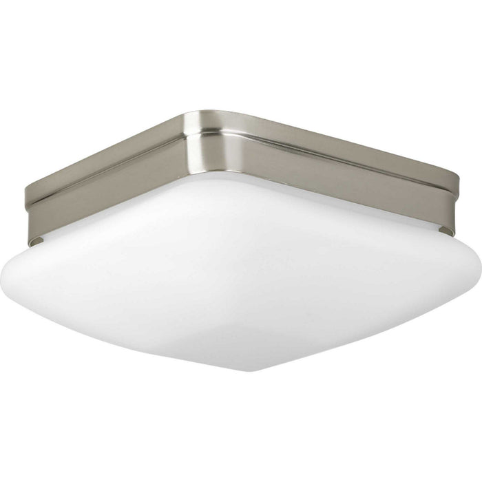 Progress Lighting P3549-09 Two Light Flush Mount, Brushed Nickel
