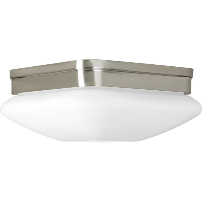 Progress Lighting P3549-09 Two Light Flush Mount, Brushed Nickel