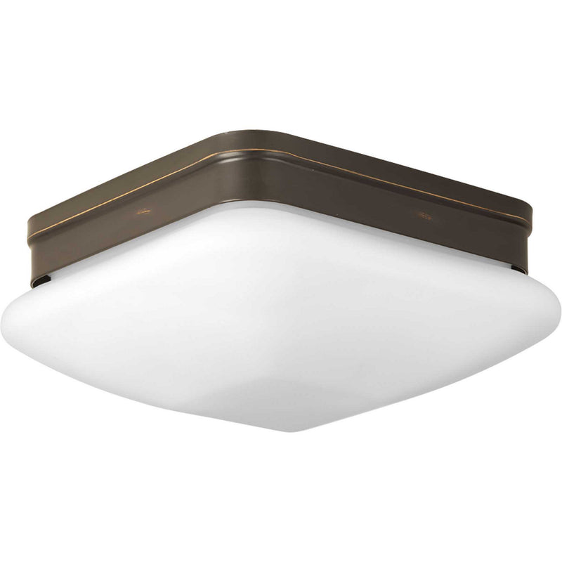 Progress Lighting P3549-20 Two Light Flush Mount, Antique Bronze