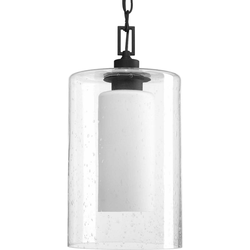 Progress Lighting P6520-31 One Light Hanging Lantern, Black