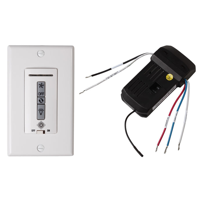 Visual Comfort Fan MCRC3 Hardwired Wall Remote Control/Receiver, White