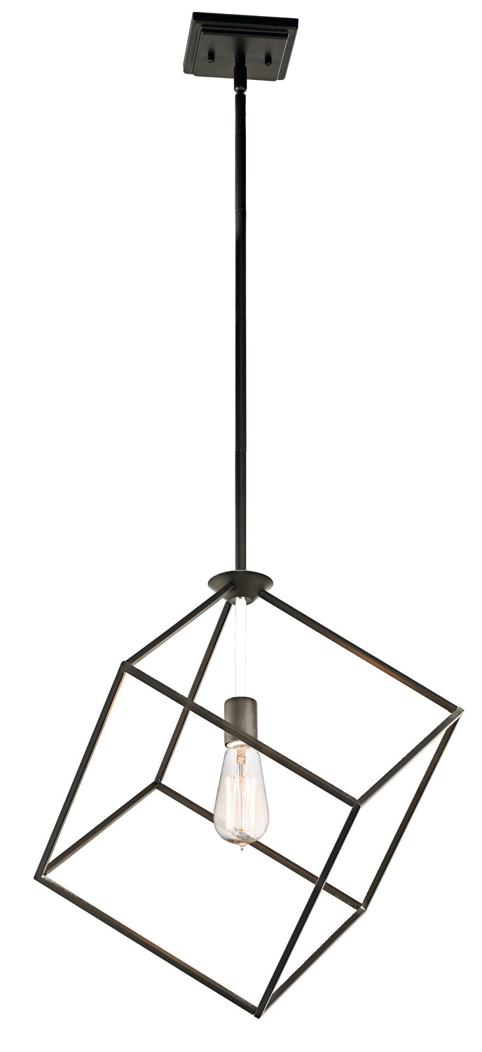 Kichler 42525OZ One Light Pendant, Olde Bronze