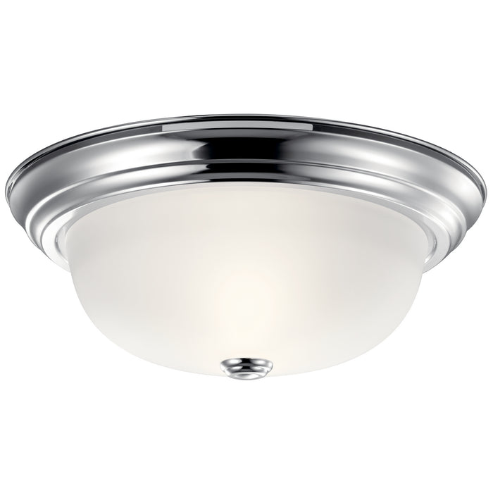 Kichler 8112CH Two Light Flush Mount, Chrome