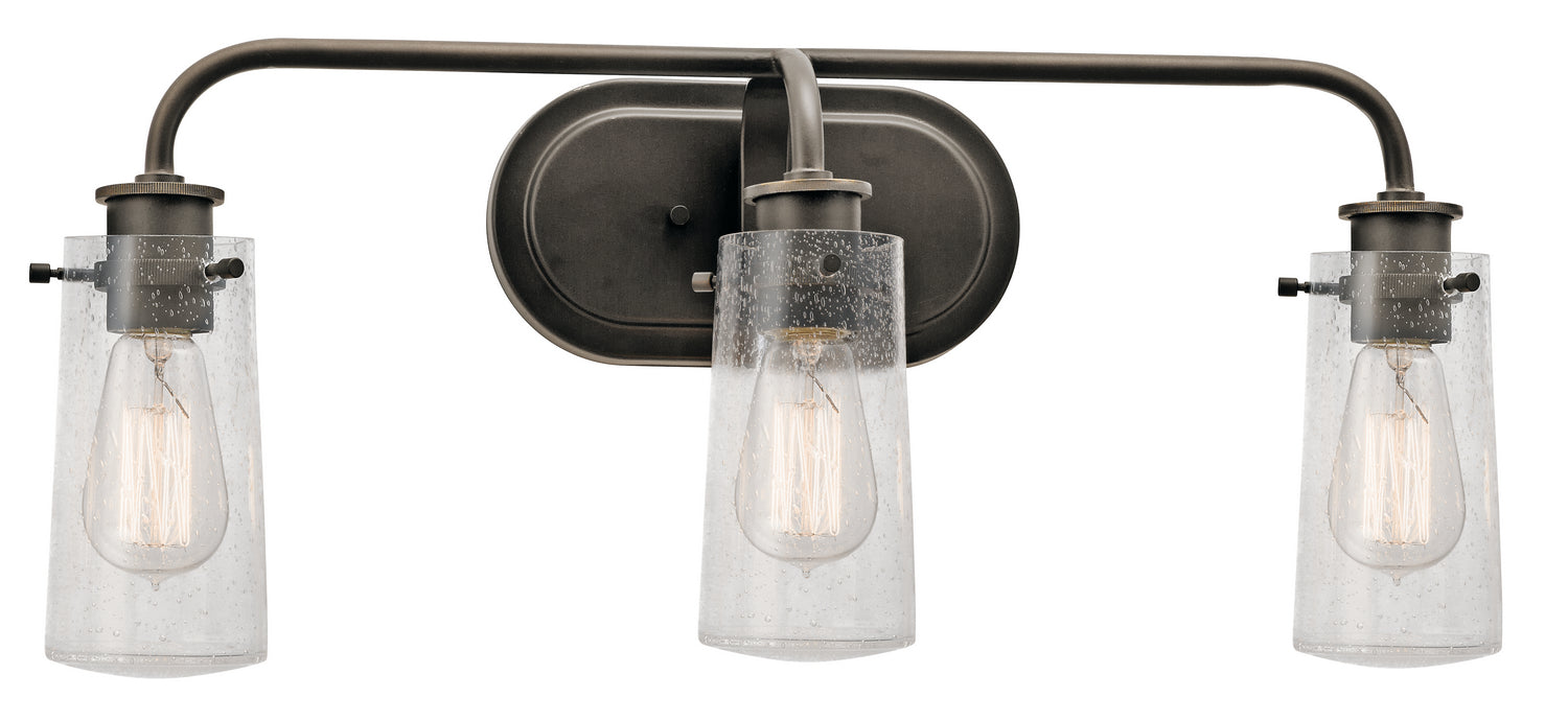 Kichler 45459OZ Three Light Bath, Olde Bronze