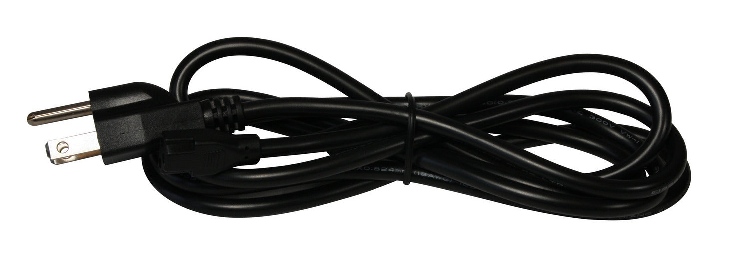 American Lighting ALC-PC6-BK 6 Foot Grounded Power Cord, Black
