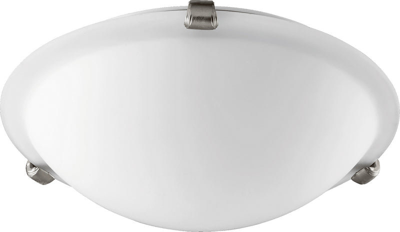 Quorum 3000-12165 Two Light Ceiling Mount, Satin Nickel