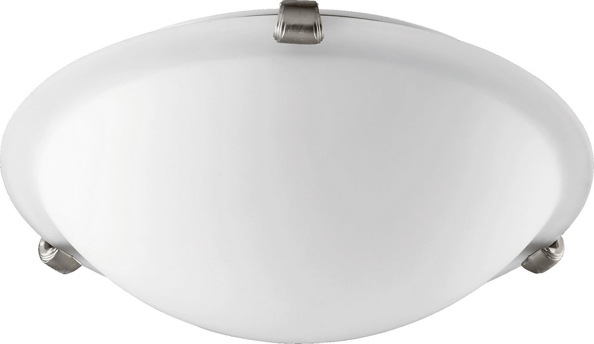 Quorum 3000-12165 Two Light Ceiling Mount, Satin Nickel
