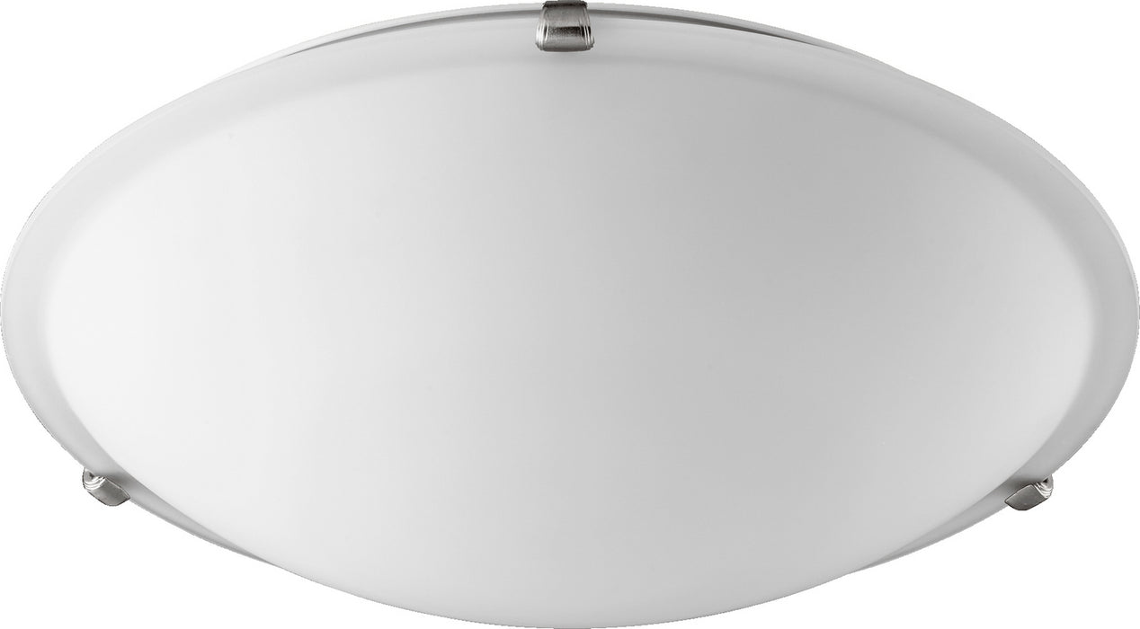 Quorum 3000-20165 Four Light Ceiling Mount, Satin Nickel
