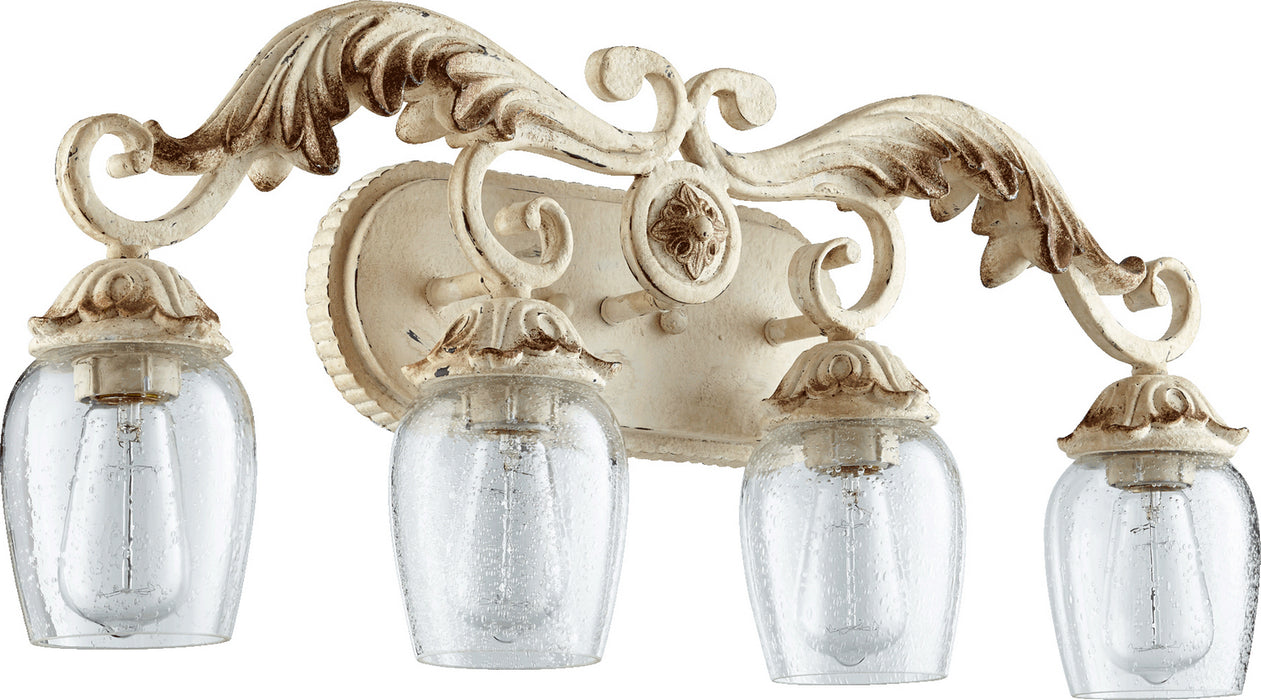 Quorum 5037-4-70 Four Light Vanity, Persian White