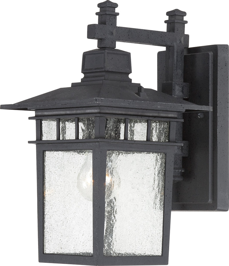 Nuvo Lighting 60-4959 One Light Wall Lantern, Textured Black