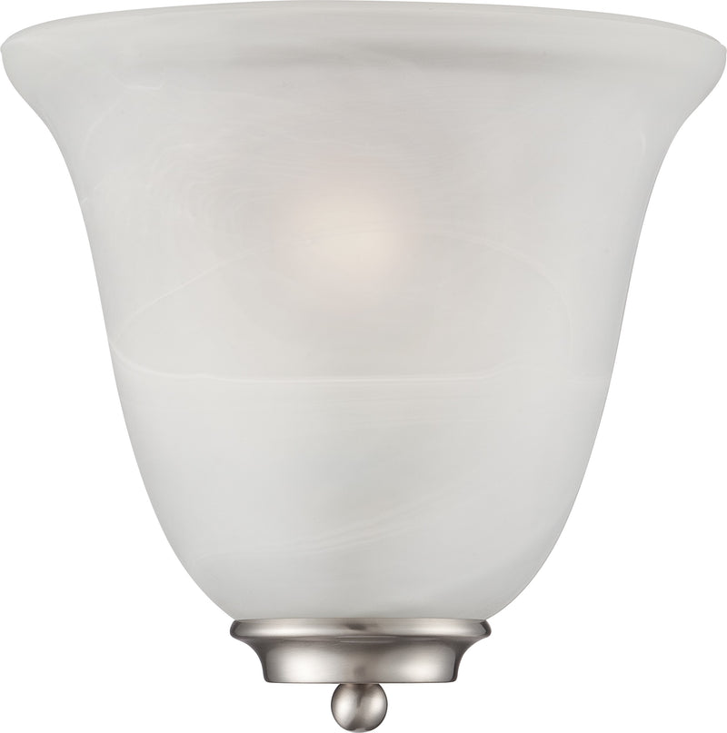 Nuvo Lighting 60-5376 One Light Wall Sconce, Brushed Nickel