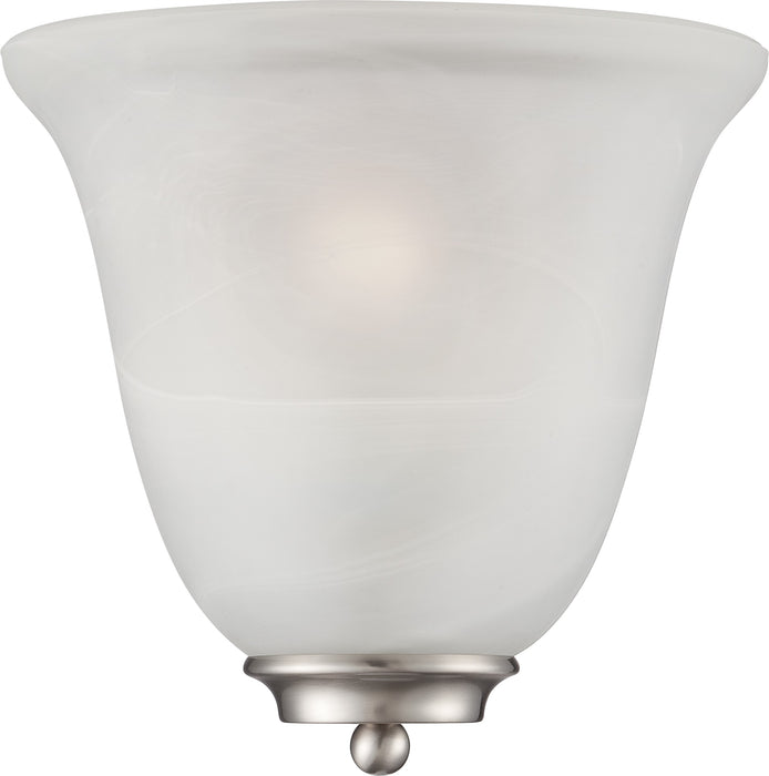Nuvo Lighting 60-5376 One Light Wall Sconce, Brushed Nickel