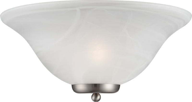 Nuvo Lighting 60-5381 One Light Wall Sconce, Brushed Nickel