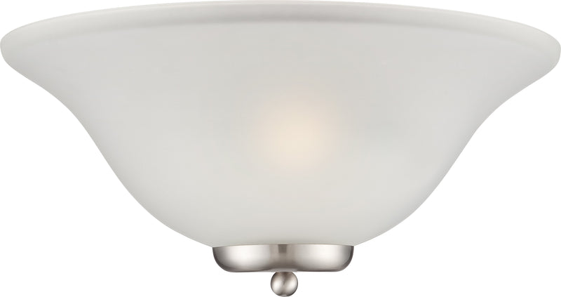 Nuvo Lighting 60-5382 One Light Wall Sconce, Brushed Nickel