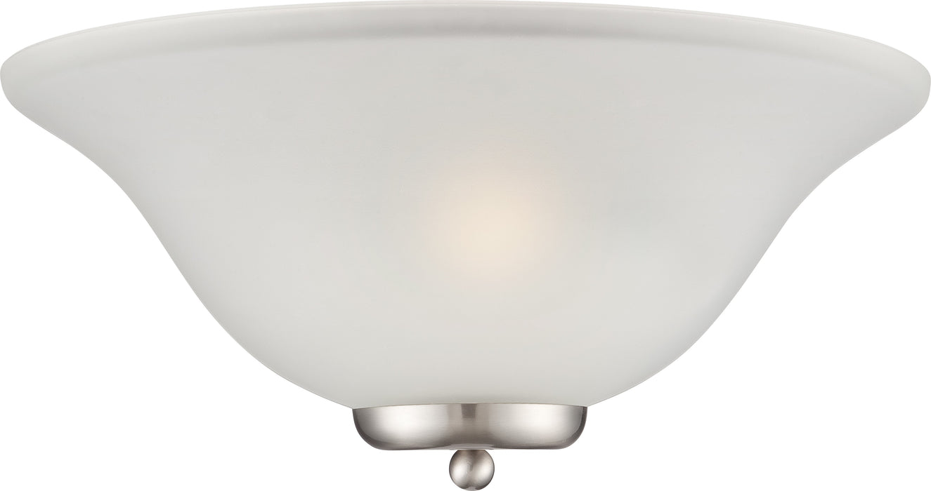 Nuvo Lighting 60-5382 One Light Wall Sconce, Brushed Nickel