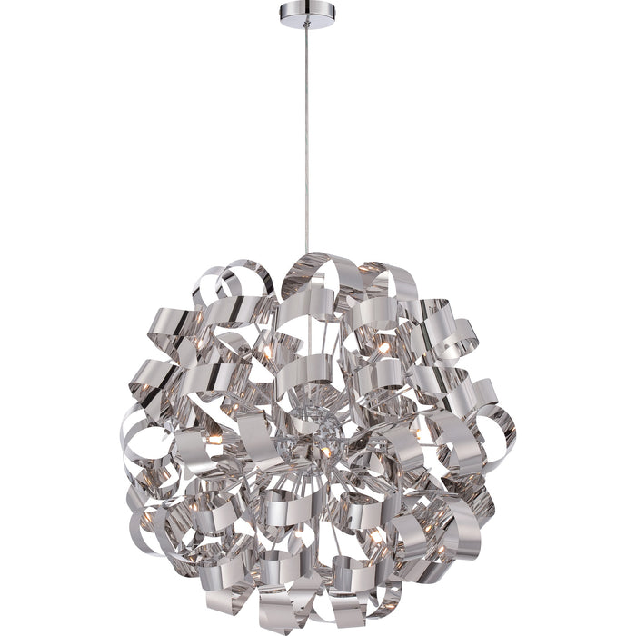 Quoizel RBN2831C 12 Light Pendant, Polished Chrome