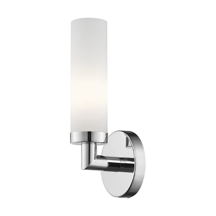Livex Lighting 10103-05 One Light Wall Sconce, Polished Chrome
