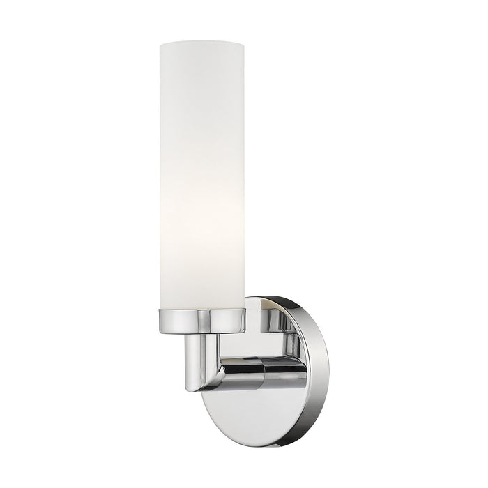 Livex Lighting 10103-05 One Light Wall Sconce, Polished Chrome