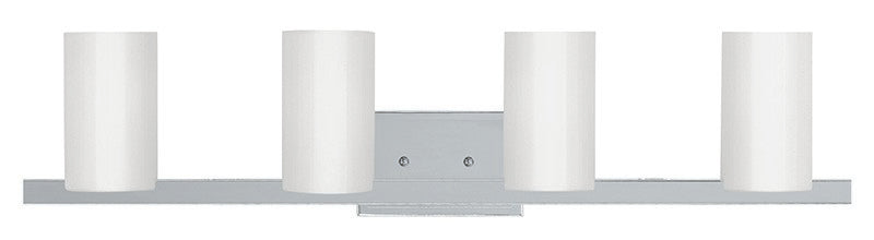 Livex Lighting 1334-05 Four Light Bath Vanity, Polished Chrome