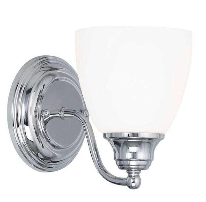 Livex Lighting 13671-05 One Light Wall Sconce, Polished Chrome