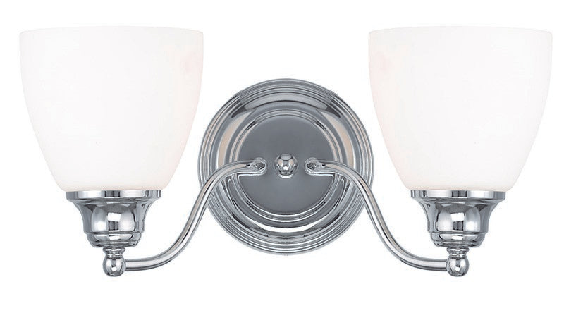 Livex Lighting 13672-05 Two Light Bath Vanity, Polished Chrome