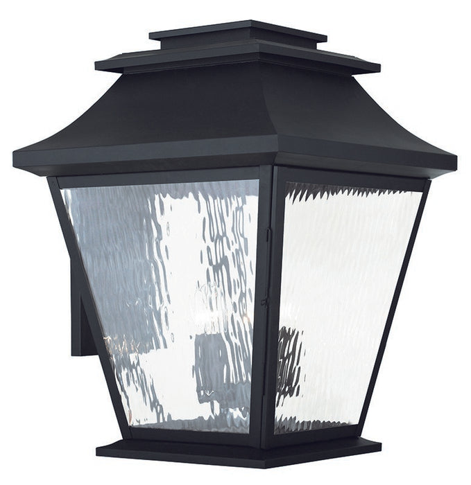 Livex Lighting 20245-04 Five Light Outdoor Wall Lantern, Black