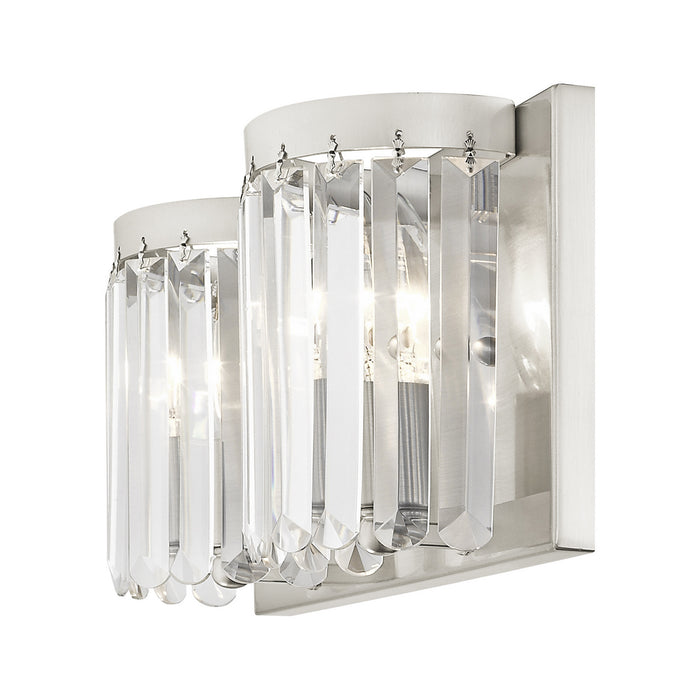 Livex Lighting 50532-91 Two Light Bath Vanity, Brushed Nickel