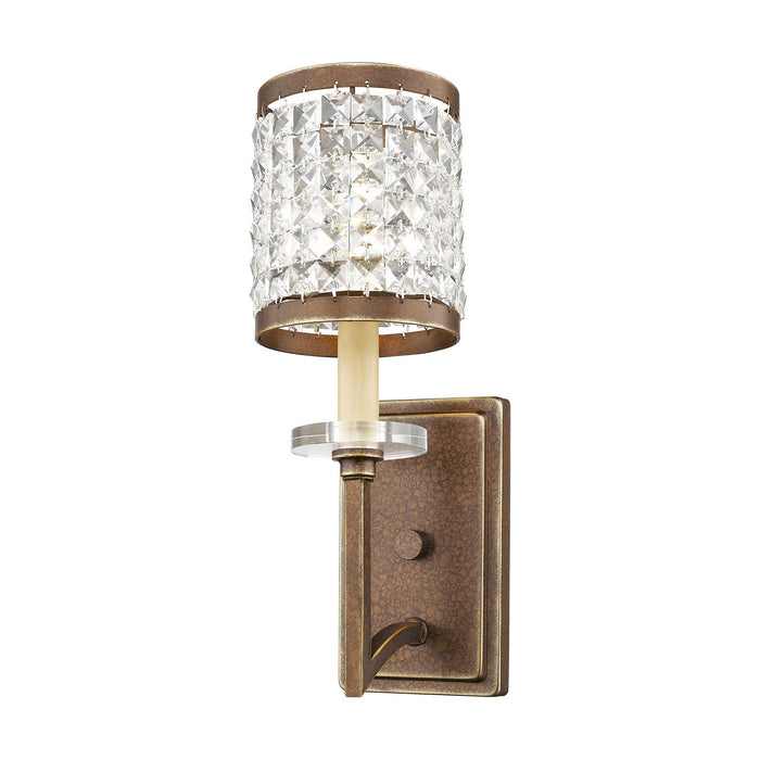 Livex Lighting 50561-64 One Light Wall Sconce, Hand Applied Palacial Bronze