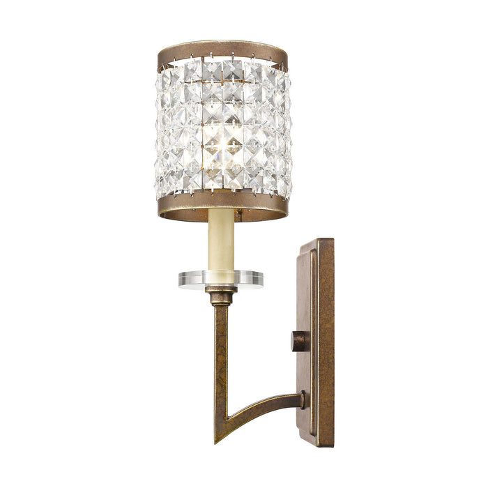 Livex Lighting 50561-64 One Light Wall Sconce, Hand Applied Palacial Bronze