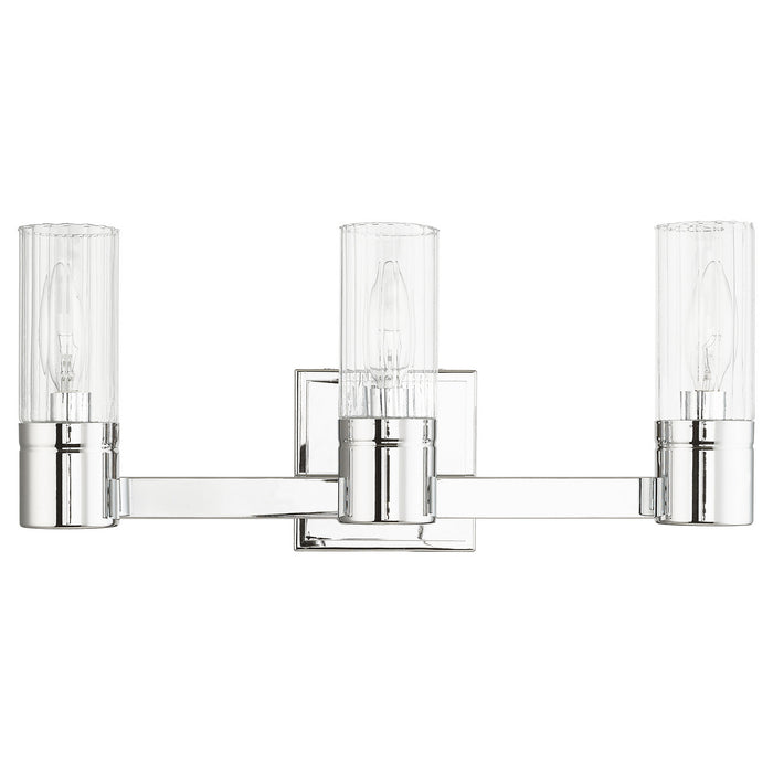 Livex Lighting 50683-05 Three Light Bath Vanity, Polished Chrome