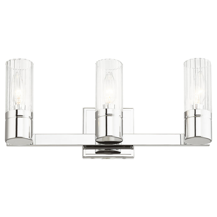 Livex Lighting 50683-05 Three Light Bath Vanity, Polished Chrome