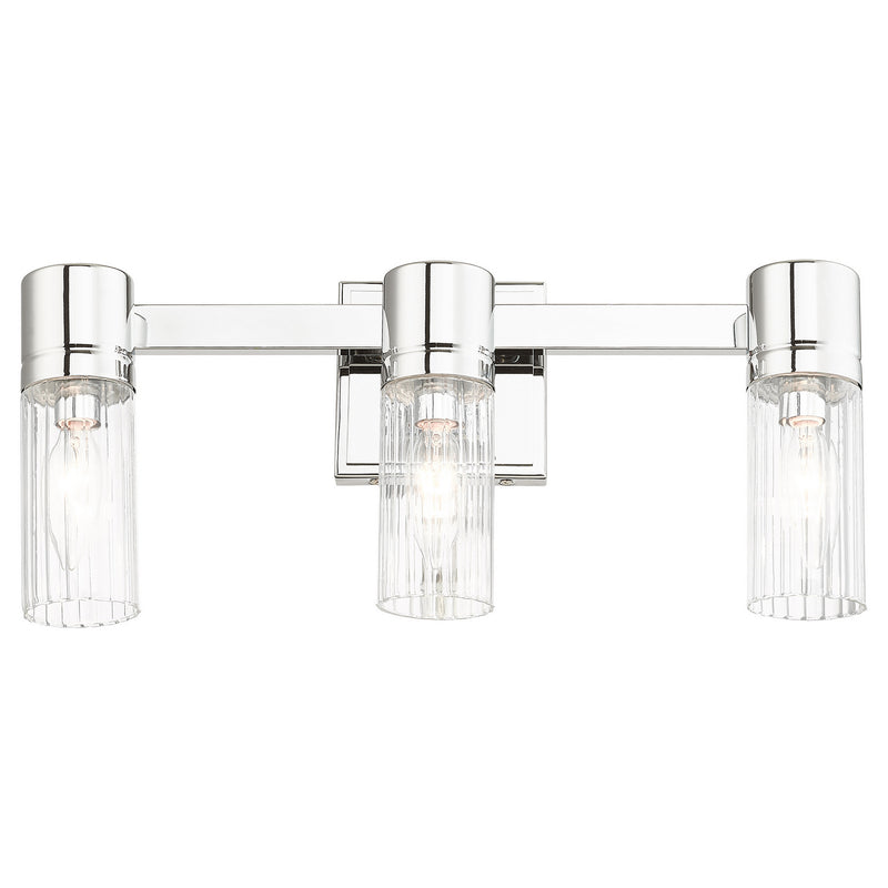 Livex Lighting 50683-05 Three Light Bath Vanity, Polished Chrome