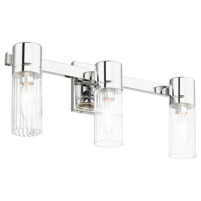 Livex Lighting 50683-05 Three Light Bath Vanity, Polished Chrome