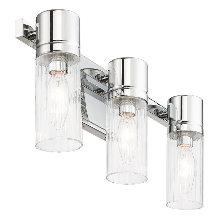 Livex Lighting 50683-05 Three Light Bath Vanity, Polished Chrome