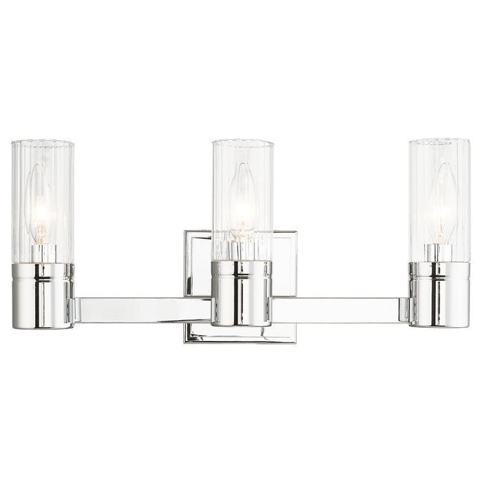 Livex Lighting 50683-05 Three Light Bath Vanity, Polished Chrome