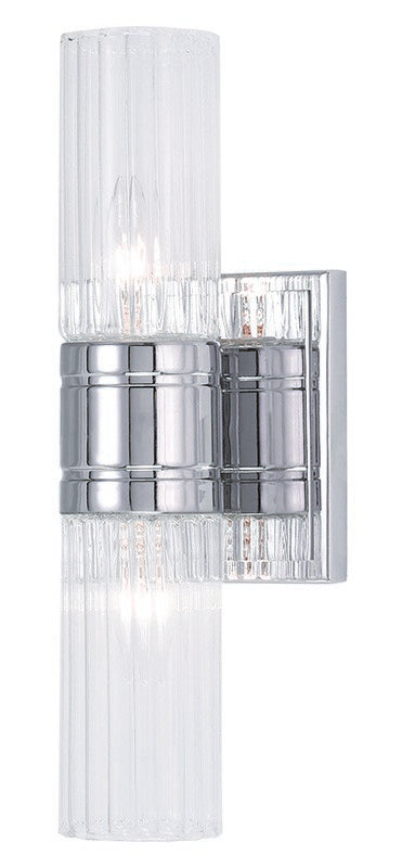 Livex Lighting 50692-05 Two Light Bath Vanity, Polished Chrome