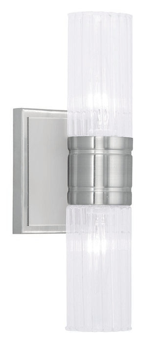 Livex Lighting 50692-91 Two Light Bath Vanity, Brushed Nickel