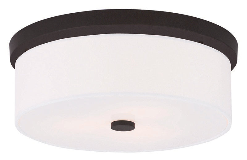 Livex Lighting 50864-07 Three Light Ceiling Mount, Bronze