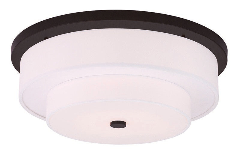 Livex Lighting 50866-07 Four Light Ceiling Mount, Bronze