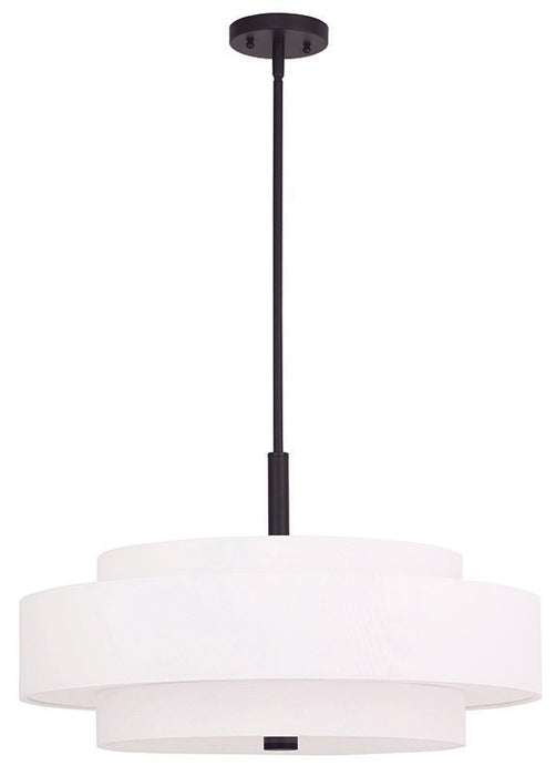 Livex Lighting 50875-07 Five Light Pendant, Bronze