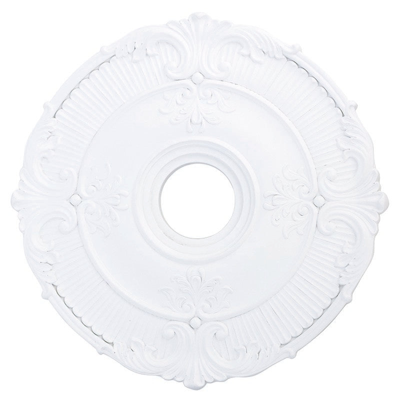 Livex Lighting 82031-03 Ceiling Medallion, Hand Applied White