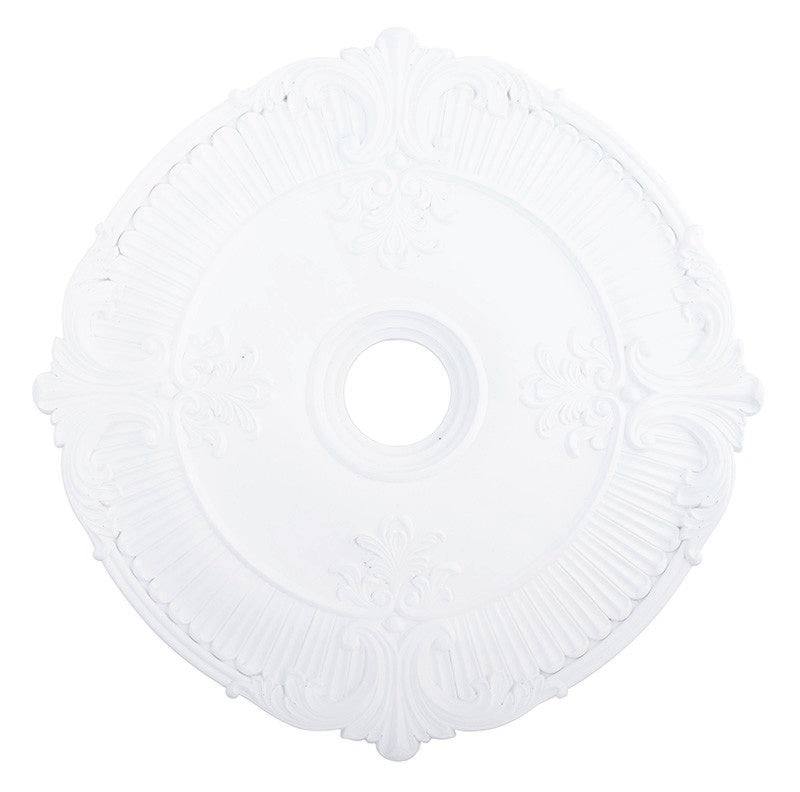 Livex Lighting 82034-03 Ceiling Medallion, Hand Applied White
