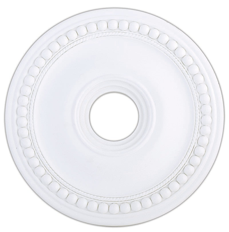 Livex Lighting 82074-03 Ceiling Medallion, Hand Applied White