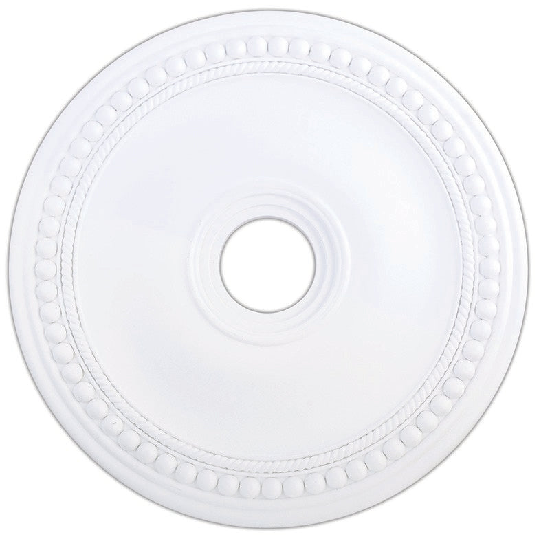 Livex Lighting 82075-03 Ceiling Medallion, Hand Applied White