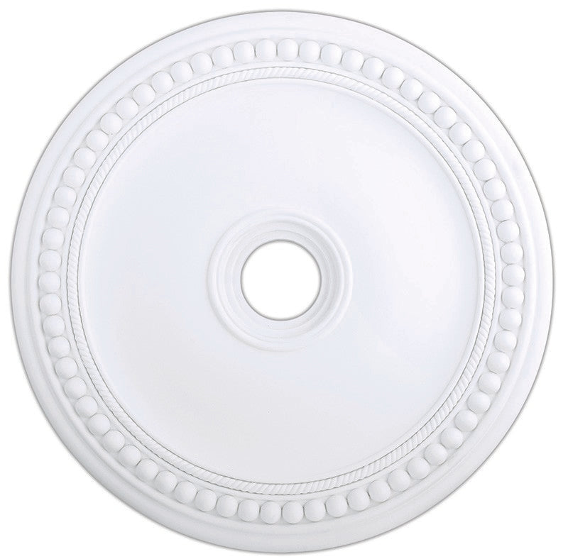 Livex Lighting 82076-03 Ceiling Medallion, Hand Applied White