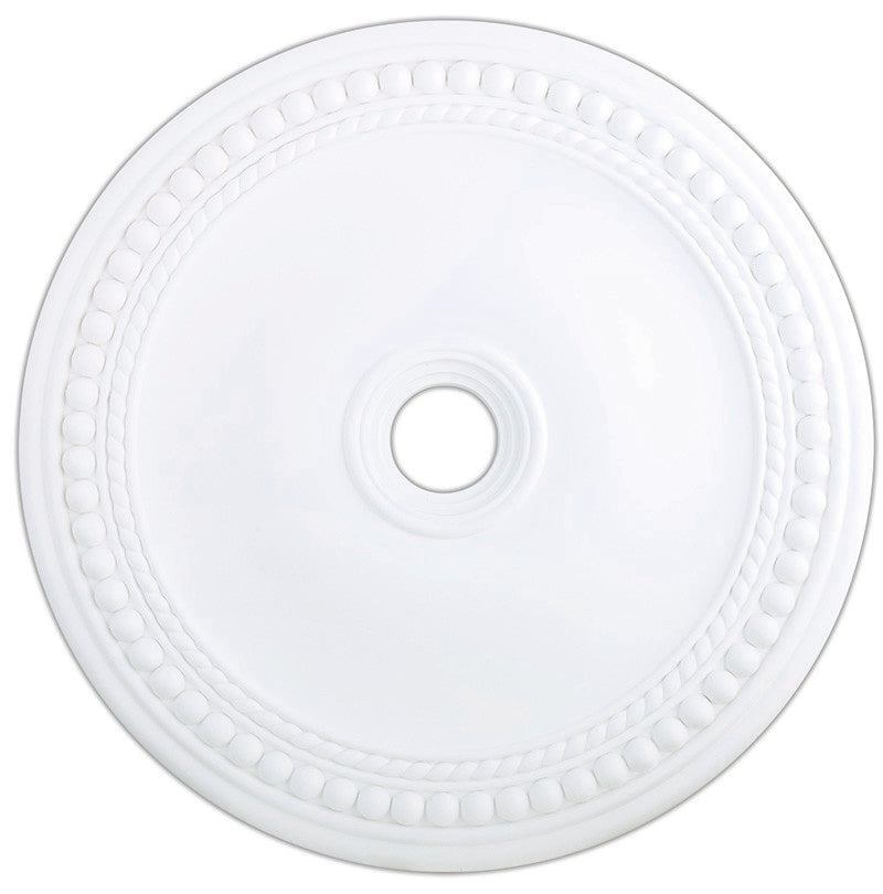 Livex Lighting 82077-03 Ceiling Medallion, Hand Applied White