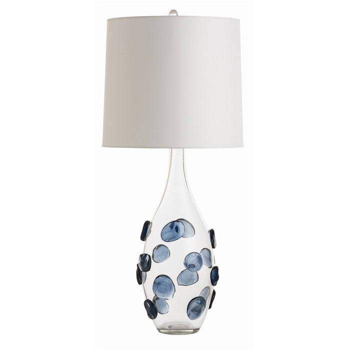 Arteriors 17092-323 One Light Table Lamp, Plain Glass