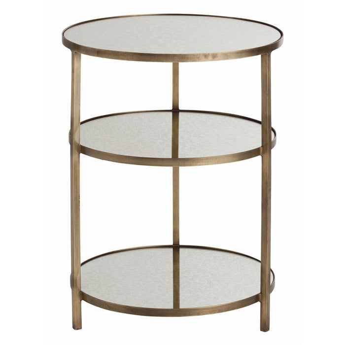 Arteriors 2032 End Table, Antique Brass