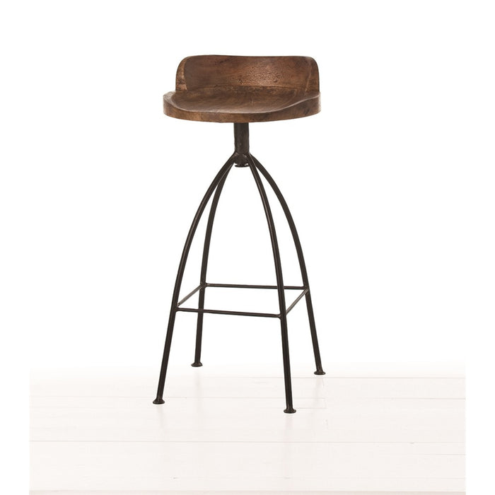 Arteriors 2747 Barstool, Sandblast Antique Wax