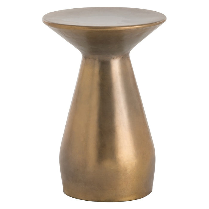 Arteriors 4132 Accent Table, Burnt Brass